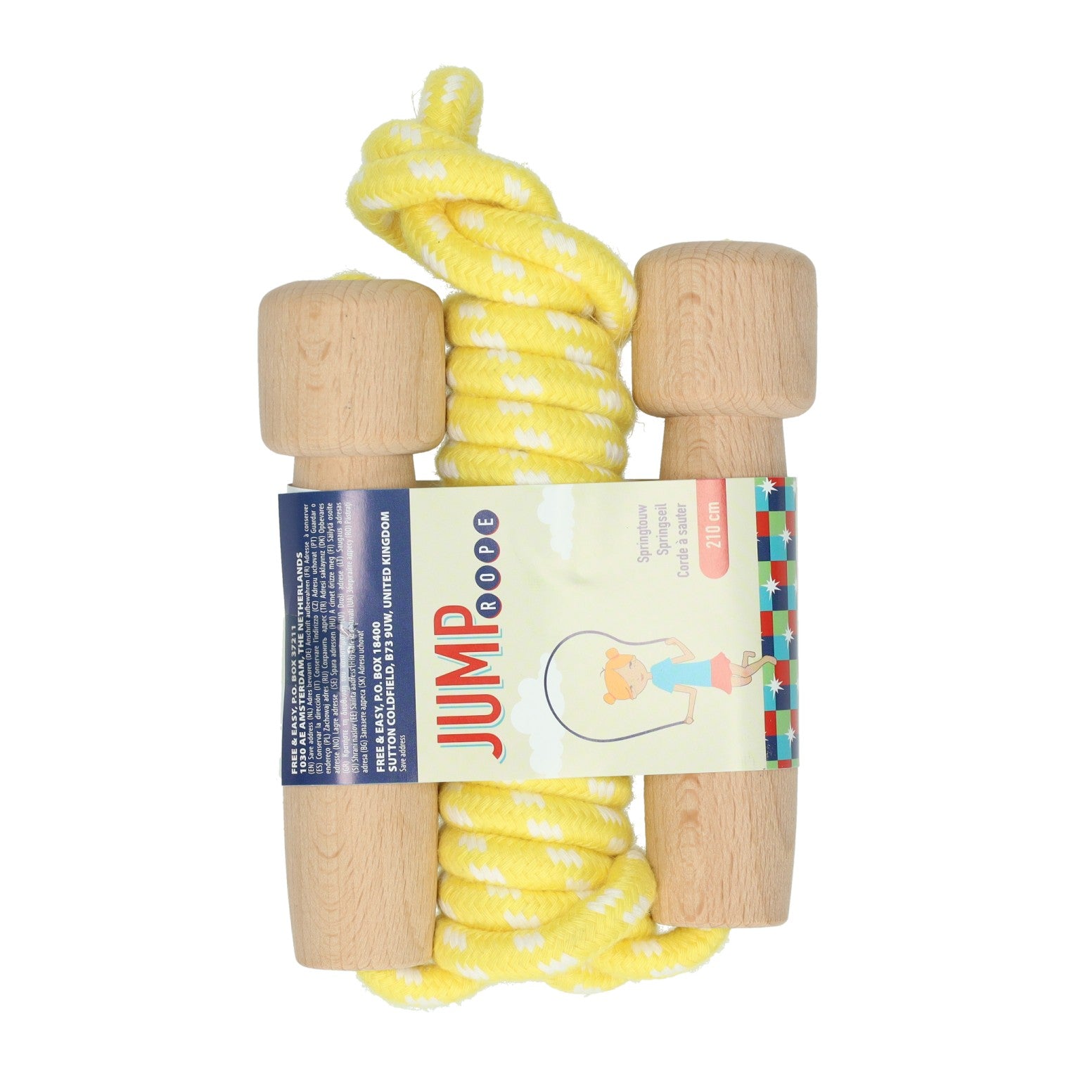 Springseil mit Holzgriffen – 210 cm