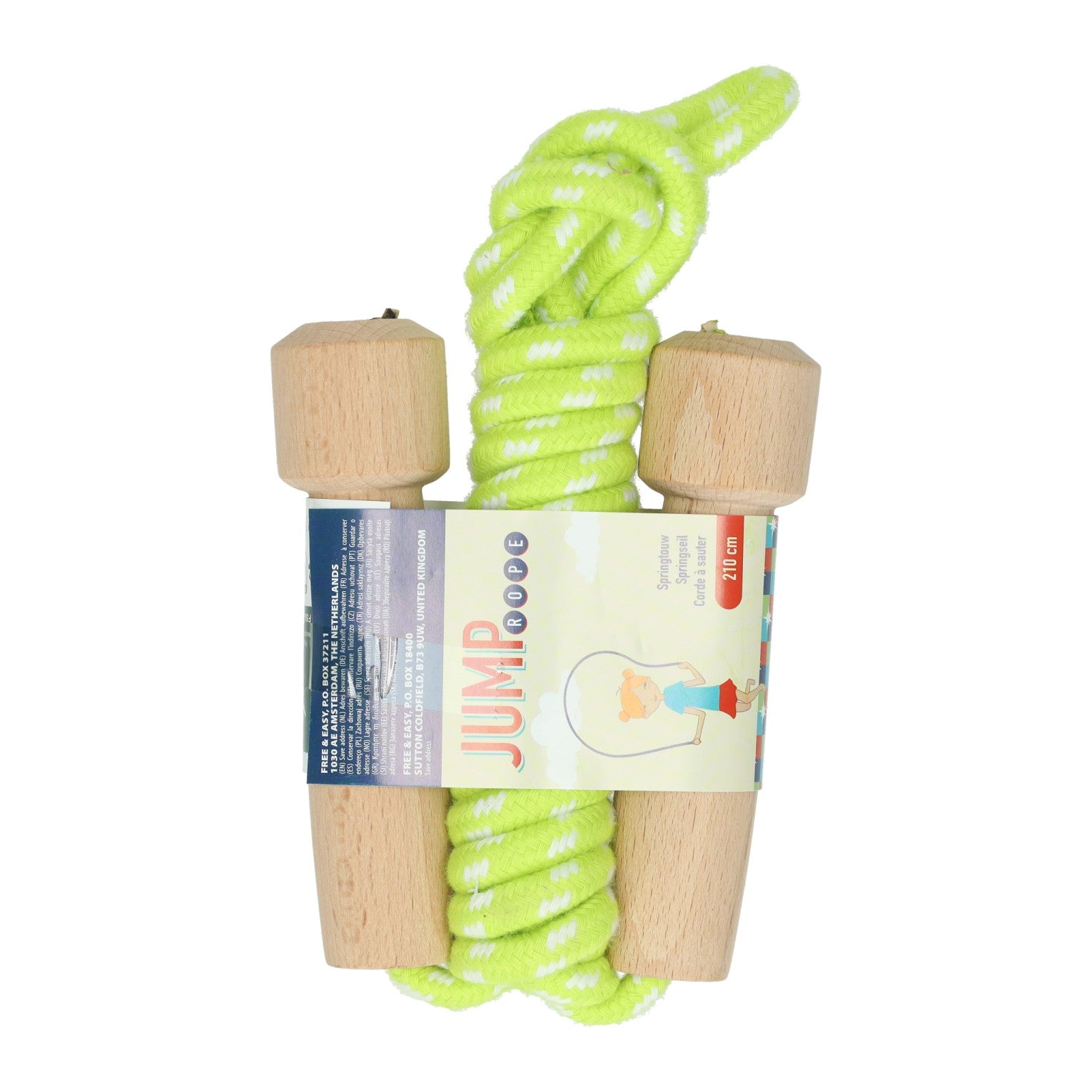 Springseil mit Holzgriffen – 210 cm