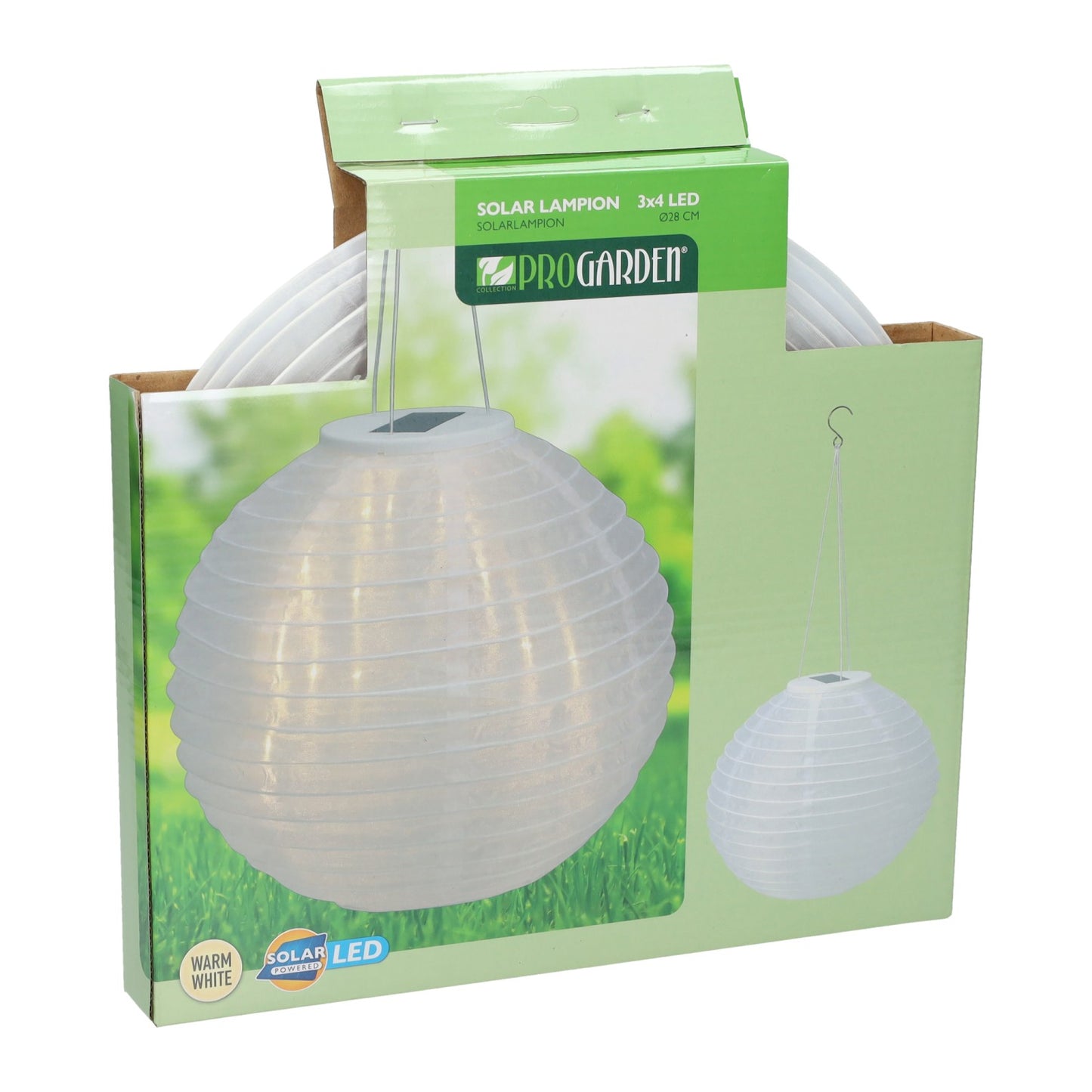 Hängende Solarlampe in Kugelform – 28 cm