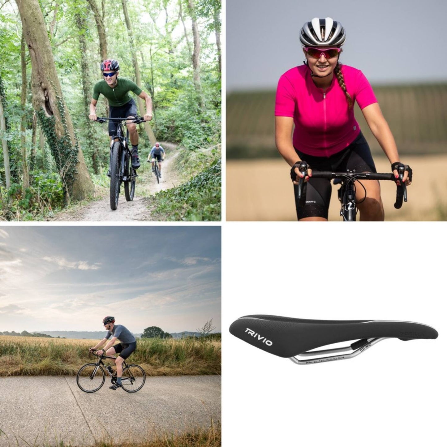 Trivio – Gorilla Pfs Fahrradsattel schwarz Pfs