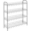 Tomado Tomado Schuh Rack 4 Stockwerke 35x25x83,5 cm Weiß