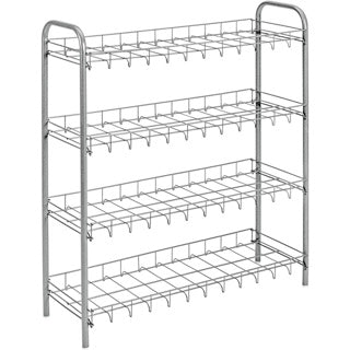 Tomado Tomado Schuh Rack 4 Stockwerke 35x25x83,5 cm Weiß