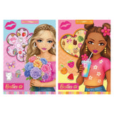 Besties Stickerbuch Neon A5 8 Blatt - afbeelding 1