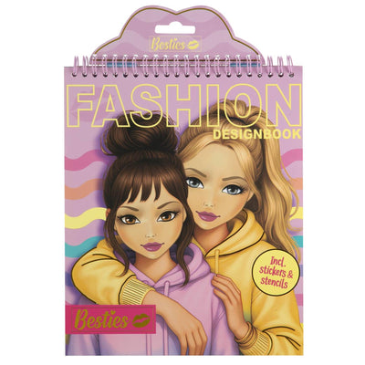 Besties Modedesignerbuch Neon 24x20cm