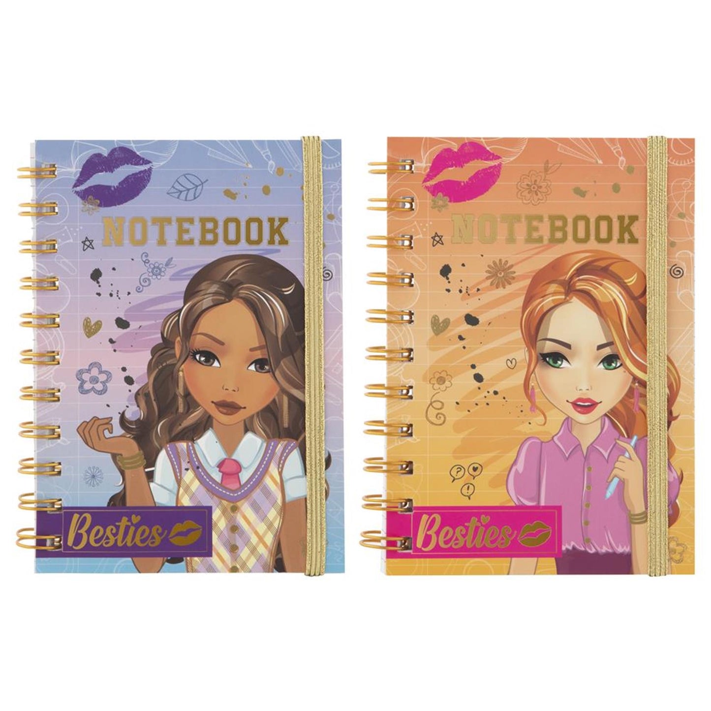 Besties Notebook A6, 60 gesäumte Blätter