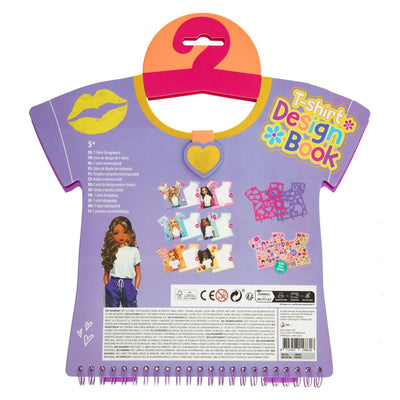 Kreatives Bastelgruppen-T-Shirt-Designbuch – 20 Blatt Aufklebervorlagen