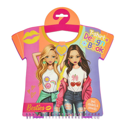 Kreatives Bastelgruppen-T-Shirt-Designbuch – 20 Blatt Aufklebervorlagen