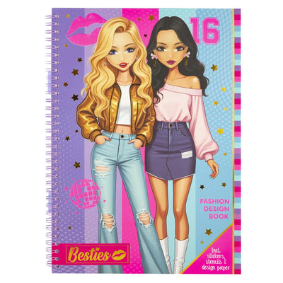 Creative Craft Group Besties Modedesignbuch A4 mit Zubehör