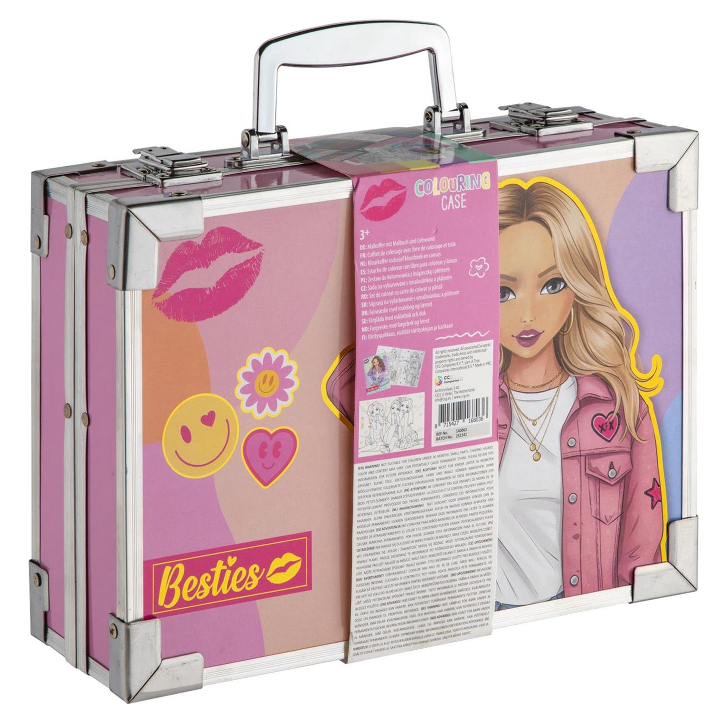 Creative Craft Group Besties Metallfarbenkoffer inkl. Leinwand