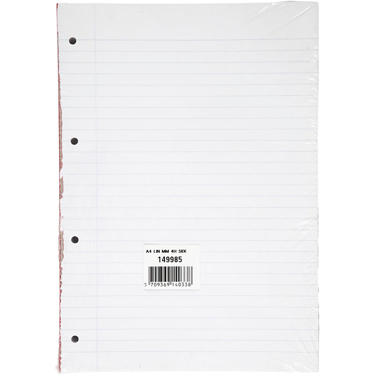 Schreibblock, liniert, A4, Größe 21x29,7 cm, 5 Stück 1 Box