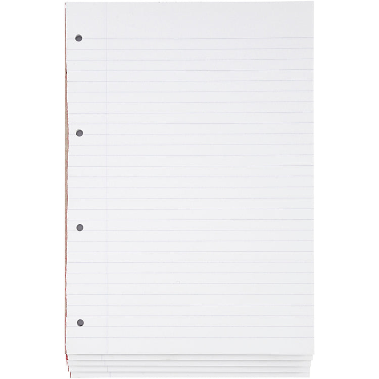 Schreibblock, liniert, A4, Größe 21x29,7 cm, 5 Stück 1 Box
