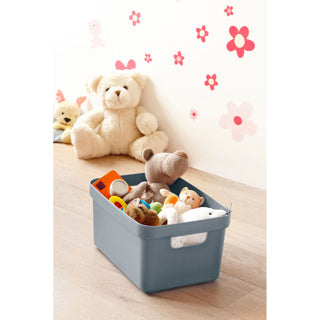 Sigma Home Aufbewahrungsbox 13l blau 350x246x183mm | 3 Stück