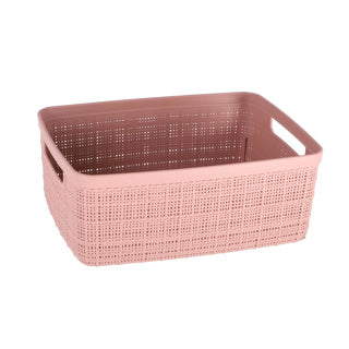 Curver Jute Storage Basket S 5L Rose Morgendämmerung