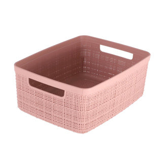 Curver Jute Storage Basket S 5L Rose Morgendämmerung