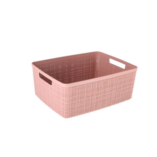 Curver Jute Storage Basket M 12l Rose Morgendämmerung