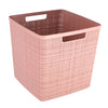 Curver Jute Storage Basket Cube 17l Rose Morgendämmerung