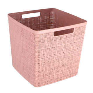 Curver Jute Storage Basket Cube 17l Rose Morgendämmerung