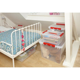 Q-Line-Box 26L transparent rot