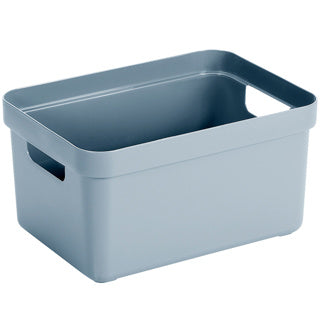 Sigma Home Aufbewahrungsbox 5l blau 252x175x122mm | 3 Stück