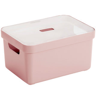 Sigma Home Aufbewahrungsbox 5l rosa 252x175x122mm | 3 Stück