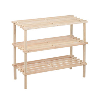 Schuhregal aus Holz | 3 Stück