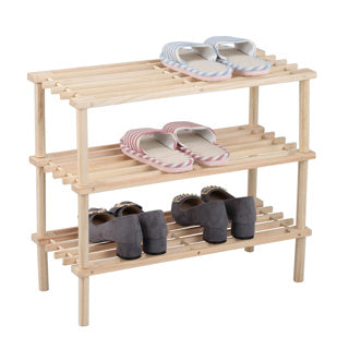 Schuhregal aus Holz | 3 Stück