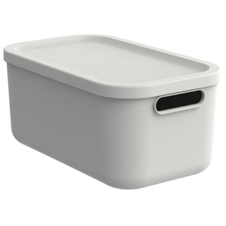 Dekoration Storage Box Albula Light 12 l Mistel weiß