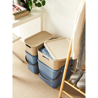 Dekoration Storage Box Albula Light 20 l Horizont Blau