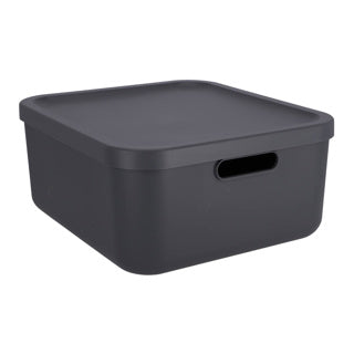 Rotho Decoration Storagebox Albula Light 20 l Anthrazit