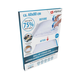 No brand Aufbewahrungstasche rollbar 60x80cm | 12 Stück