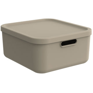 Rotho Rotho Albula Dekoration Storage Box 20L Cappuccino
