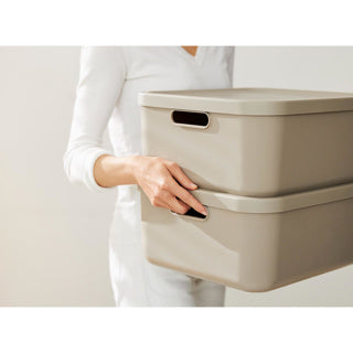 Rotho Rotho Albula Dekoration Storage Box 20L Cappuccino