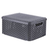 Curver Curver Storage Box Style mit Deckel M 18 l Metallic Silberfarbe