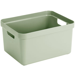 Sigma Home Aufbewahrungsbox 32l grün 445x345x243mm | 2 Stk