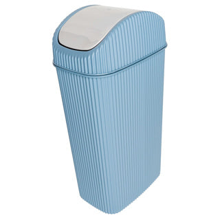 Tischabfall bin Alythia mit welligem Cover 4 -Liter Blau