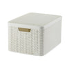 Curver Curver Style Storage Basket mit Deckel 30l Weiß
