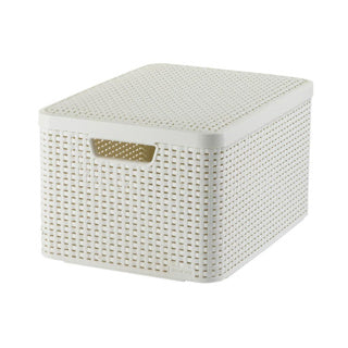 Curver Curver Style Storage Basket mit Deckel 30l Weiß