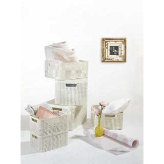 Curver Curver Style Storage Basket mit Deckel 30l Weiß