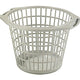 Wäschekorb Basic 48cm rund grau