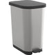 Rotho Ribbo Pedal Bin 35L Silber Metallic Anthrazit