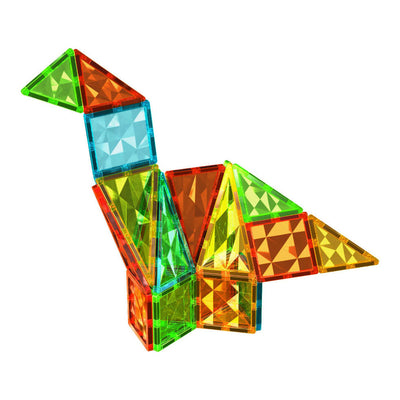 Geomag Magnetplättchen Edelstein-Raketen-Set – 32-tlg.
