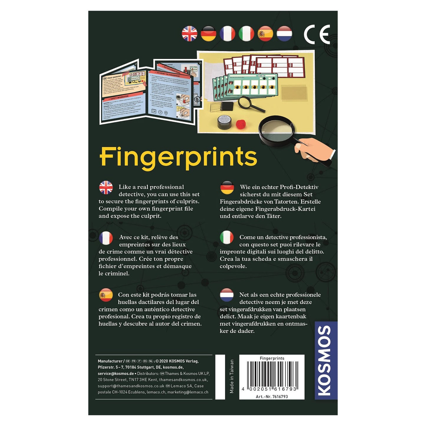 Detective Set von Cosmos Fingerabdruck