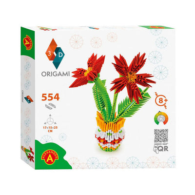 Selecta Origami 3D Blumenvase, 554DLG.