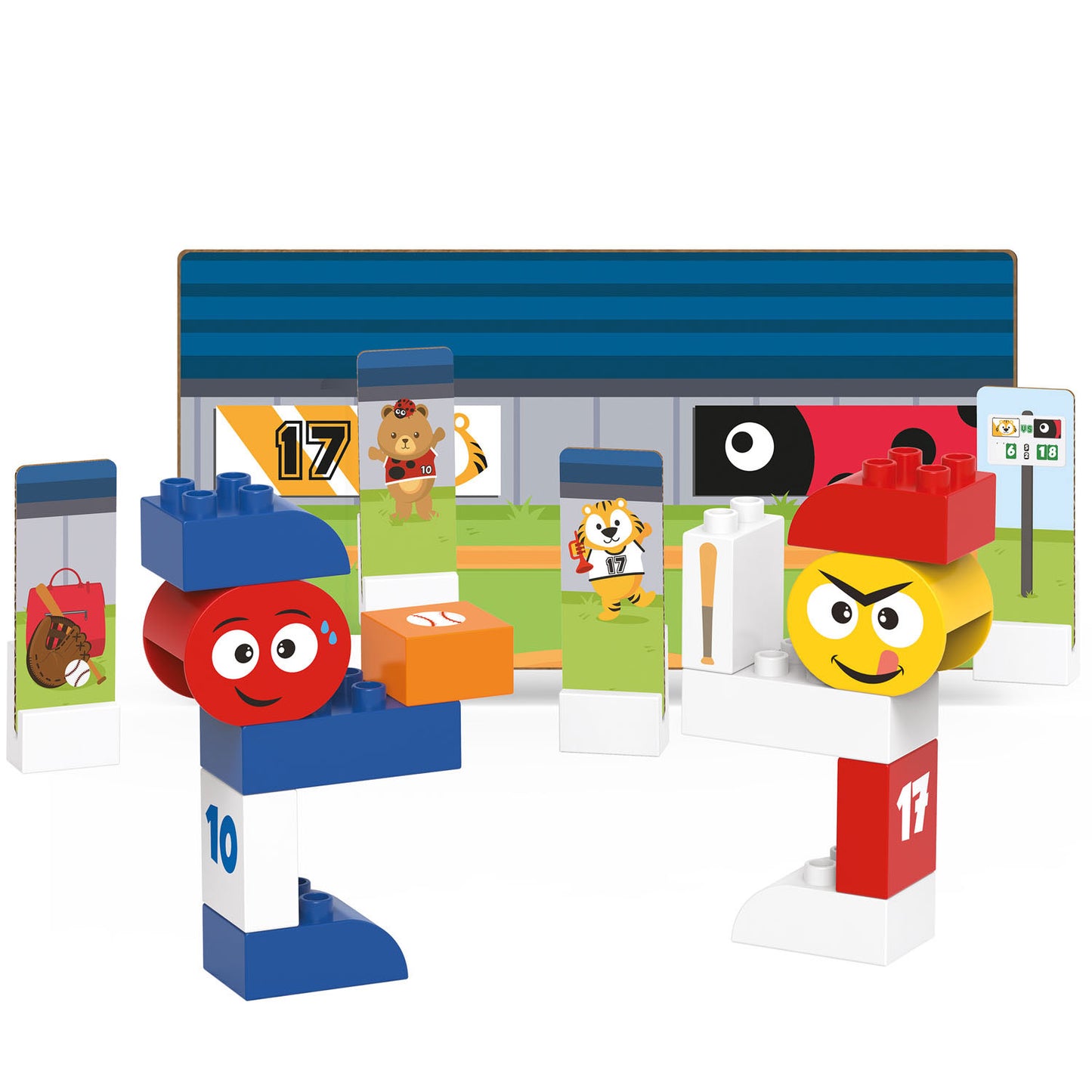 BIOBUDDI BAUSBABLE SET BASEBALL, 27DLG.