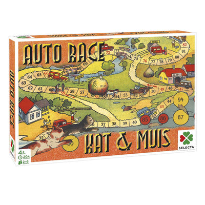 Selecta Brettspielspiele von da an - Auto Race Kat Mouse