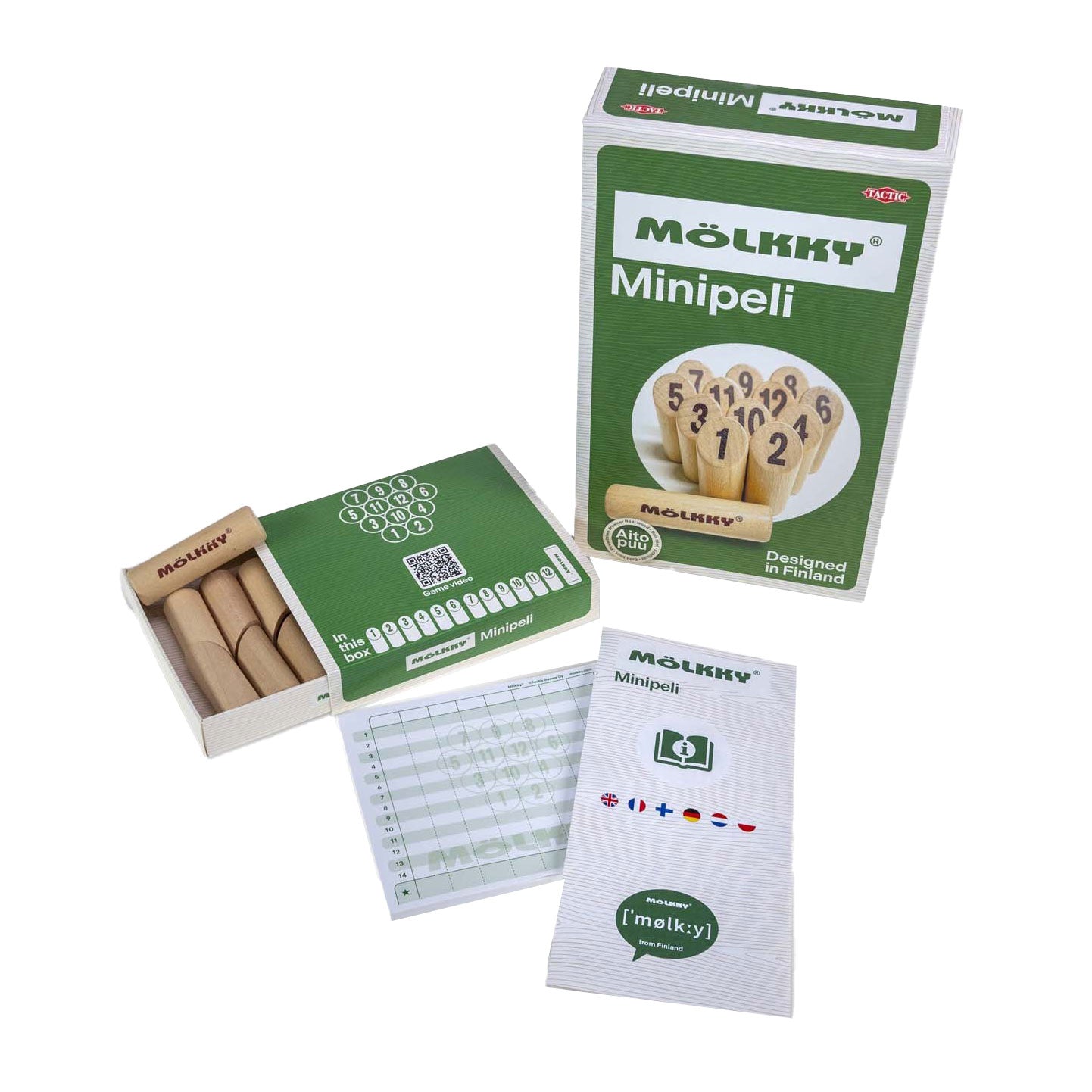 Selecta Molkky Mini Game Wurfspiel