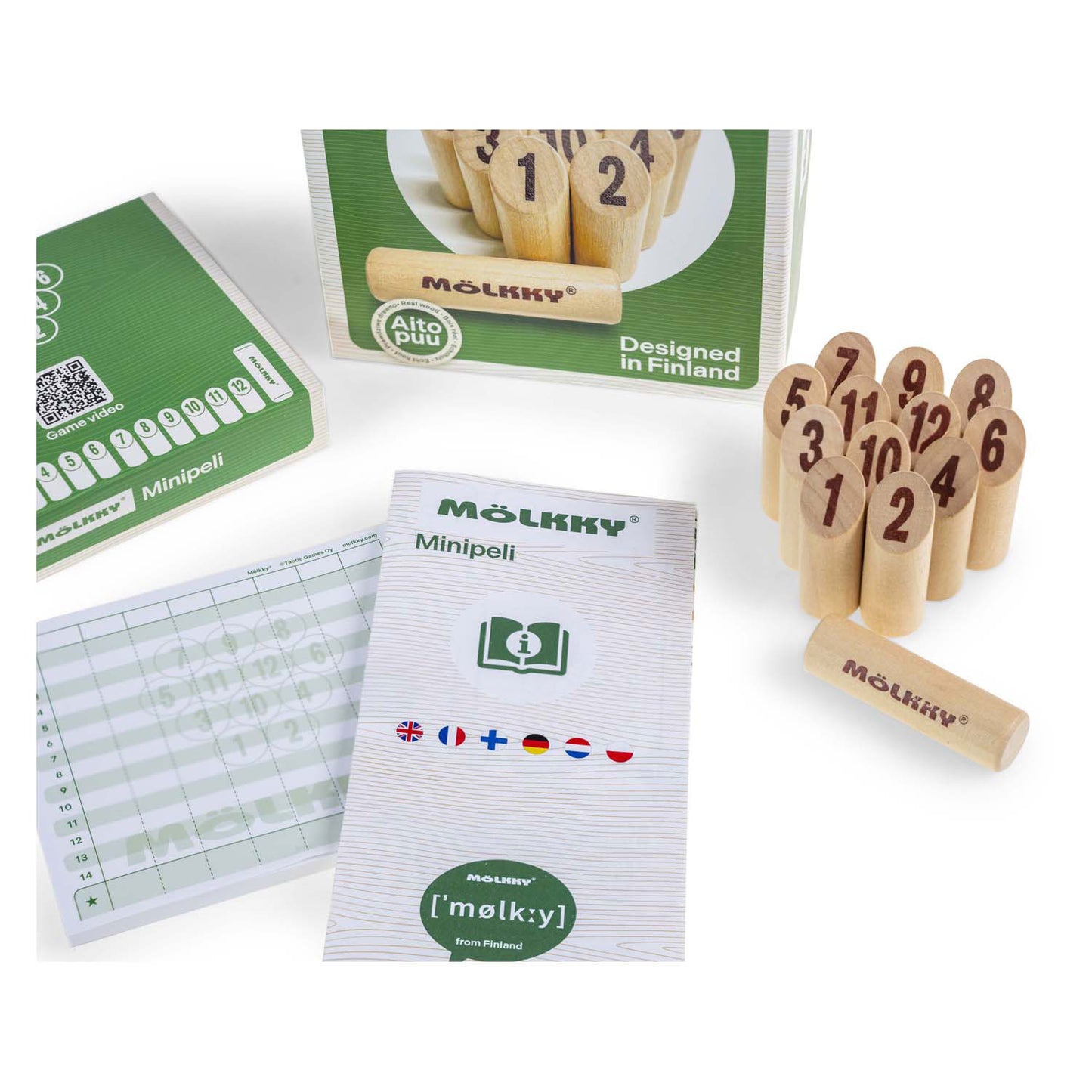 Selecta Molkky Mini Game Wurfspiel