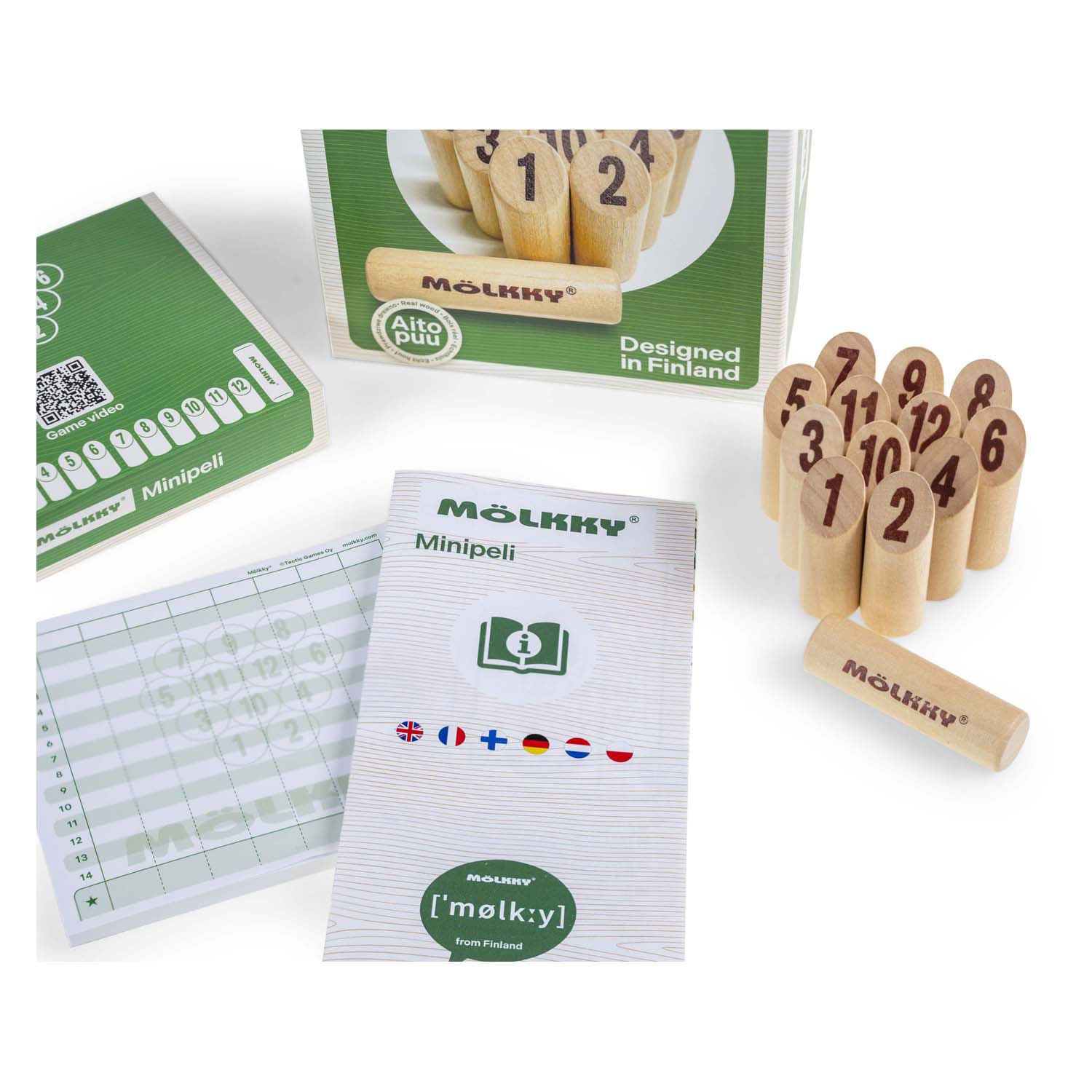 Selecta Molkky Mini Game Wurfspiel