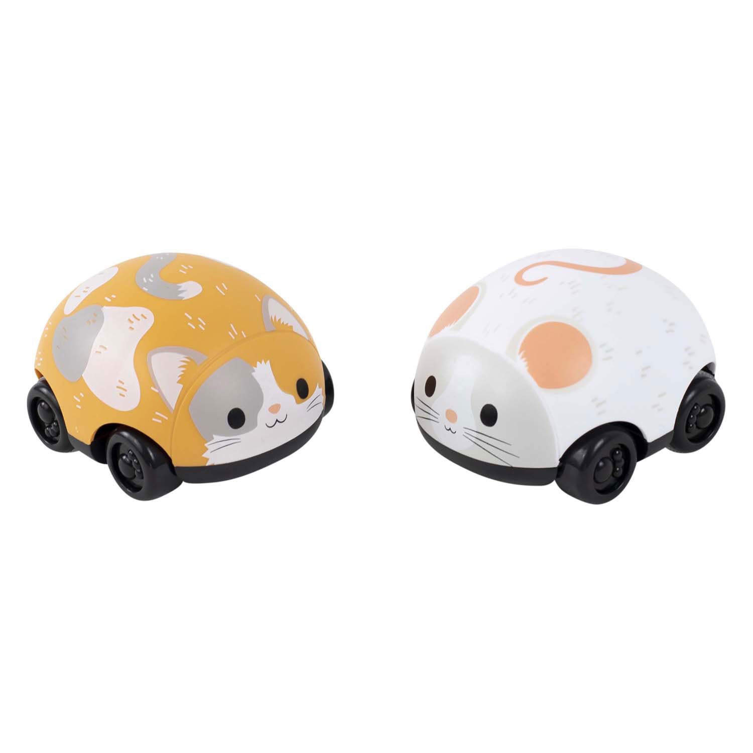 Selecta Pull -back -Fahrzeuge - Katze und Maus