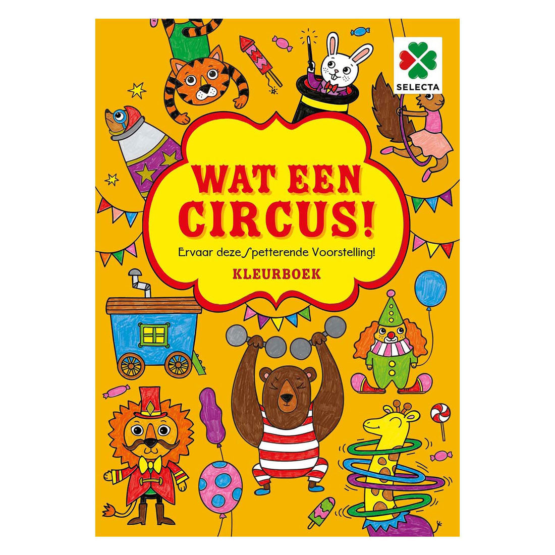 Wählen Sie was in Zirkus! Malbuch